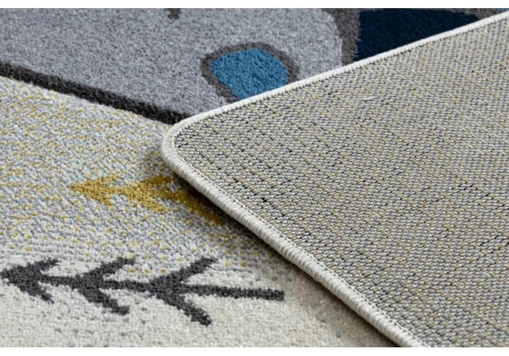 Detský kusový koberec Típí šedý 160x220cm