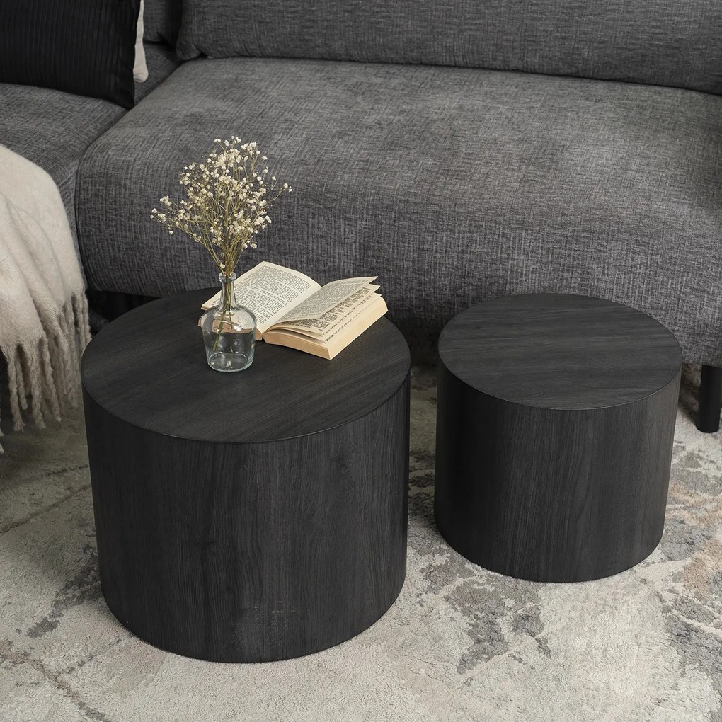 Set 2 ks konferenčných stolíkov Liloo (čierna) . Akcia -21%. Vlastná spoľahlivá doprava až k Vám domov. 1129183