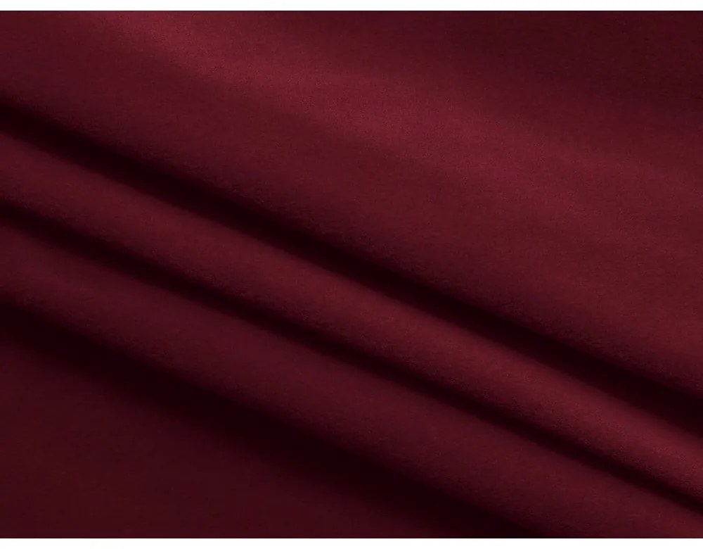 Vínovočervená zamatová rozkladacia/s úložným priestorom rohová pohovka (pravý roh/s leňoškou) Kapua – Makamii