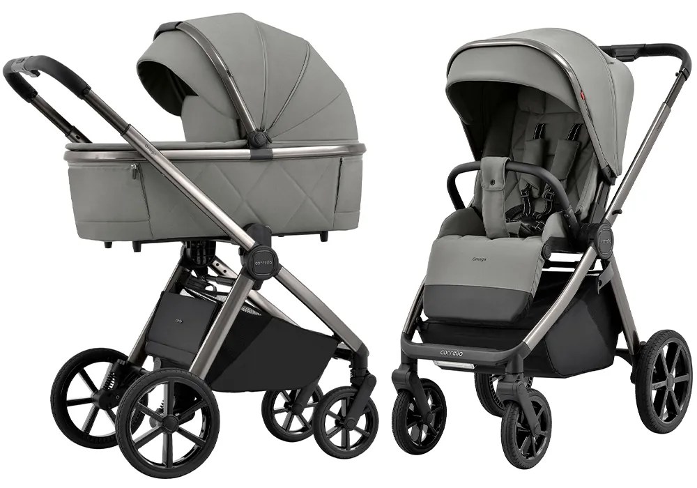 Detský kočík 2v1 CARRELLO Omega CRL-6530/1 2025 Superb Grey