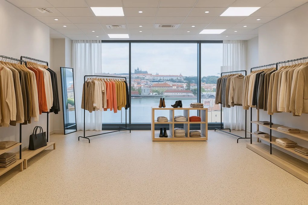 PVC podlaha - lino Flexar Nerok 0639 Pixel Sand, na mieru, šíře 2m,4m, béžová, bez podkladu, chodba / predsieň, Gerflor