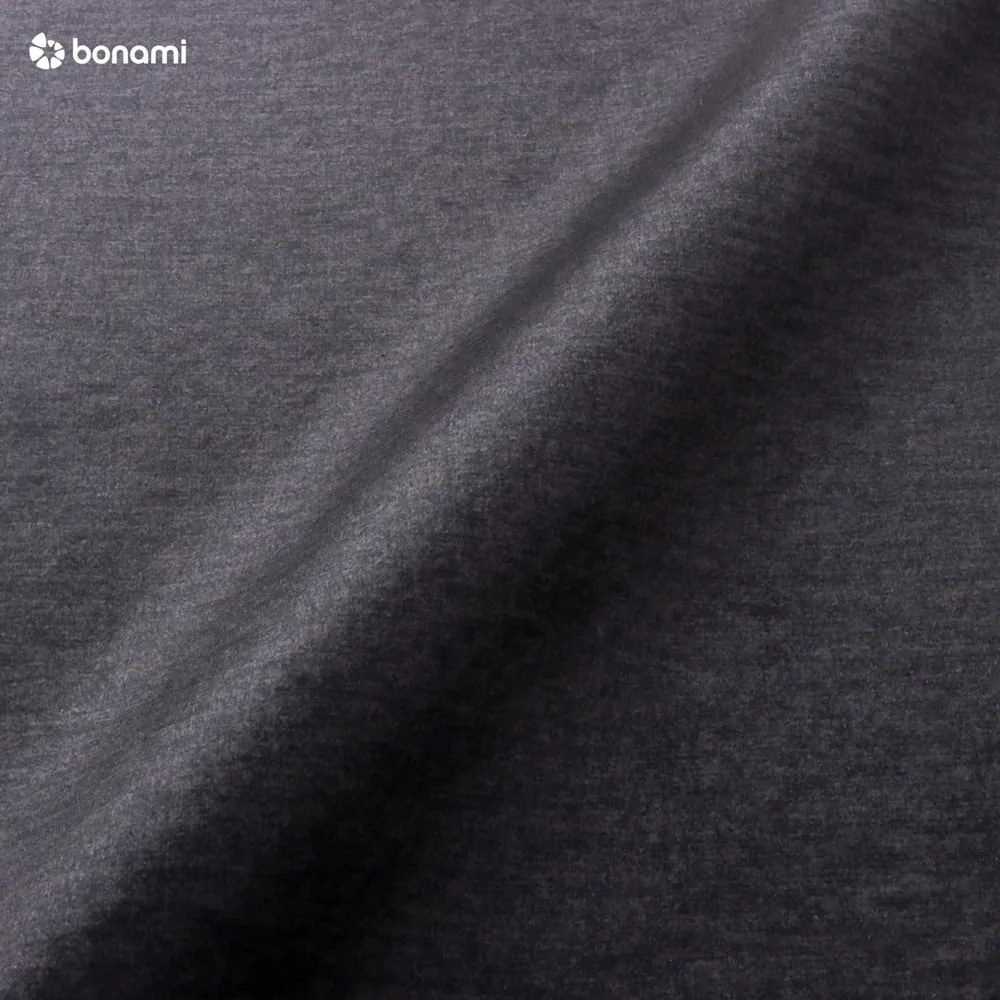 Tmavosivá zamatová rozkladacia pohovka Milo Casa Luca