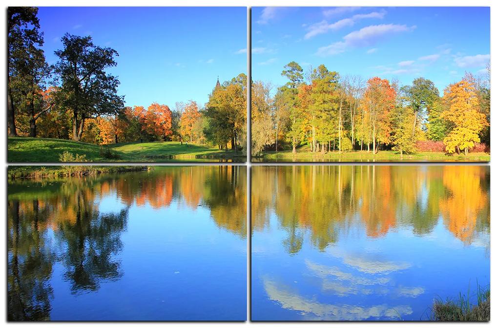 Obraz na plátne - Jesenný park 1175E (120x80 cm)