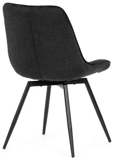 Autronic BONTEC Jedálenská stolička, čierna, látka, HC-T1130 BK2 Farba: Šedá
