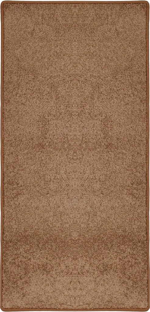 AKCIA: 👣🛡️178x80 cm Behúň na mieru Capri medený - obšitý zo všetkých strán + protišmyková úprava, hnedá, chodba / predsieň, Vopi