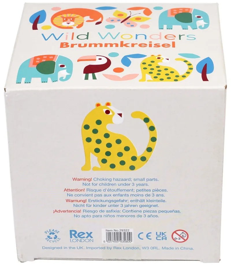 Kovový vĺčik Wild Wonders – Rex London