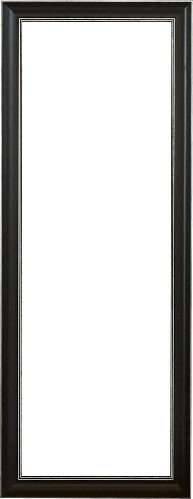 Bighome - Zrkadlo CLAMART 130x50 cm - čierne