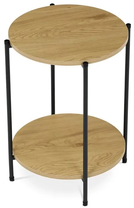 Autronic BONTEC Odkladací stolík 44x44cm, mdf, divoký dub, CT-G1005 OAK Farba: Prírodné