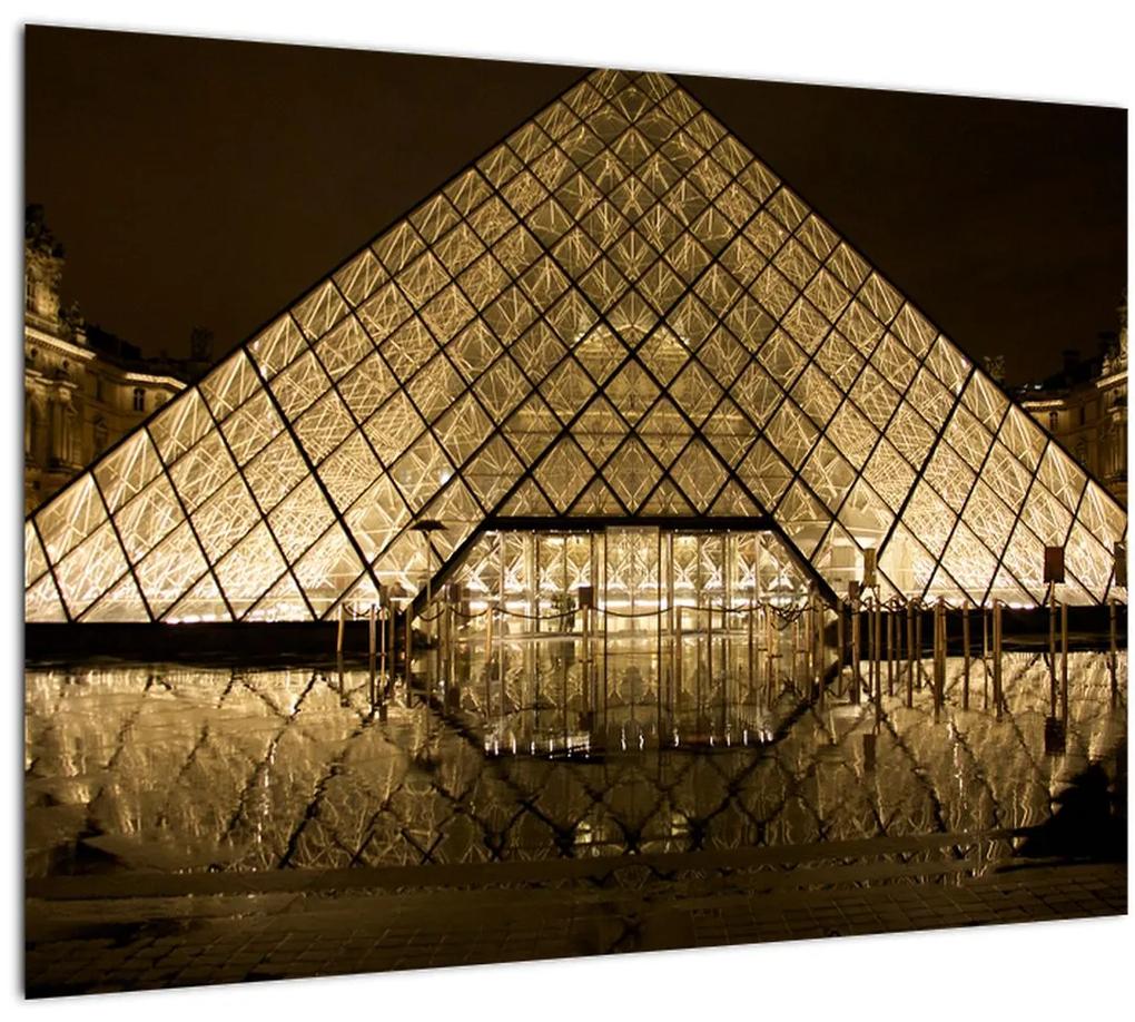 Sklenený obraz Louvre (70x50 cm)