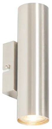 Moderná nástenná lampa oceľ 2-svetlo - Jeana