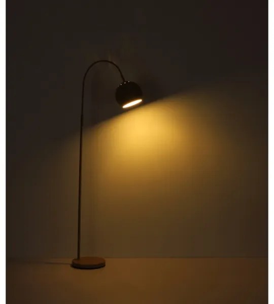 Globo 24779B - Stojacia lampa BENNO 1xE27/60W/230V čierna