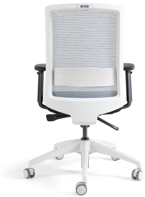 Kancelárska ergonomická stolička S30 — látka, viac farieb S podhlavníkom Modrá