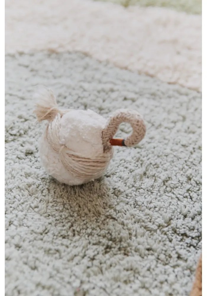 Zelený/krémový bavlnený detský hrací koberec 90x130 cm Hyde Park – Lorena Canals