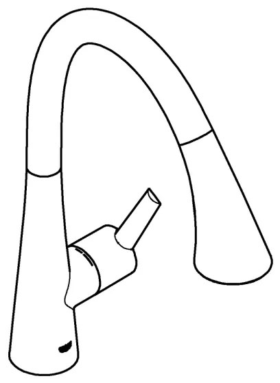 GROHE 32294DC2 - nerezová drezová batéria ZEDRA