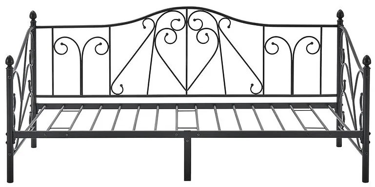 Posteľ Steve 90x200 čierna