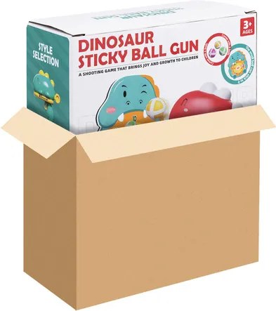 ISO Trade Arkádová hračka Strieľačka dinosaurov – pištoľ, terč, loptičky a štít