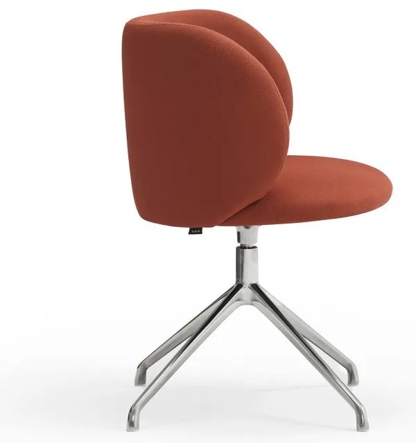 Čalúnené jedálenské kreslo v tehlovej farbe Mogi – Teulat