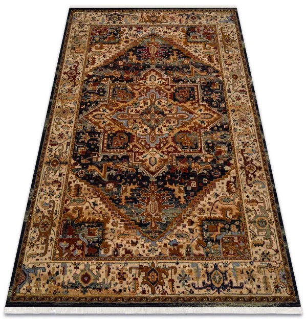 Koberec KESHAN Ornament, strapce 2886/53511 béžový / granátový