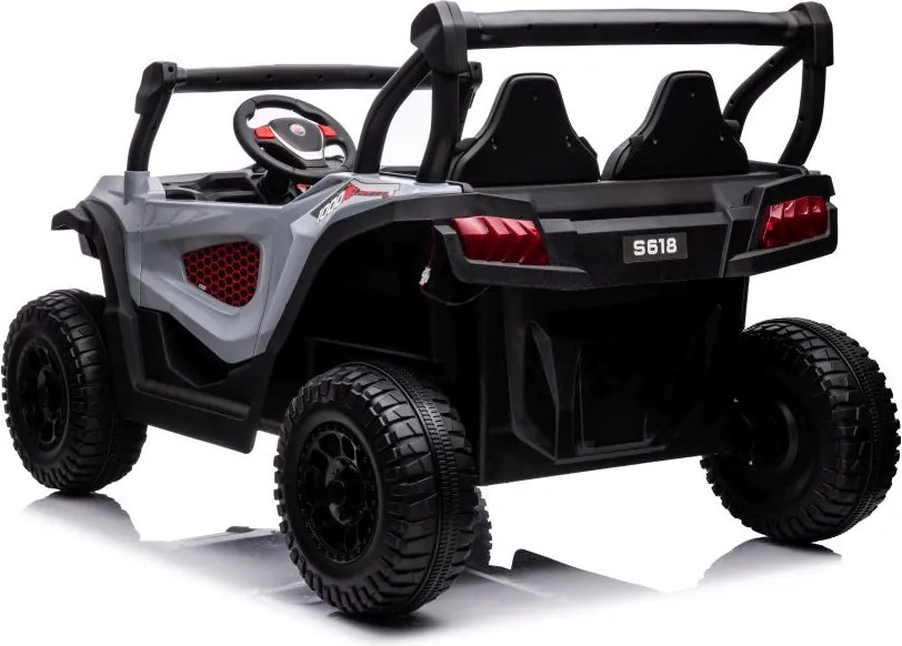 LEAN CARS S618 Sivé auto na batérie 4x4