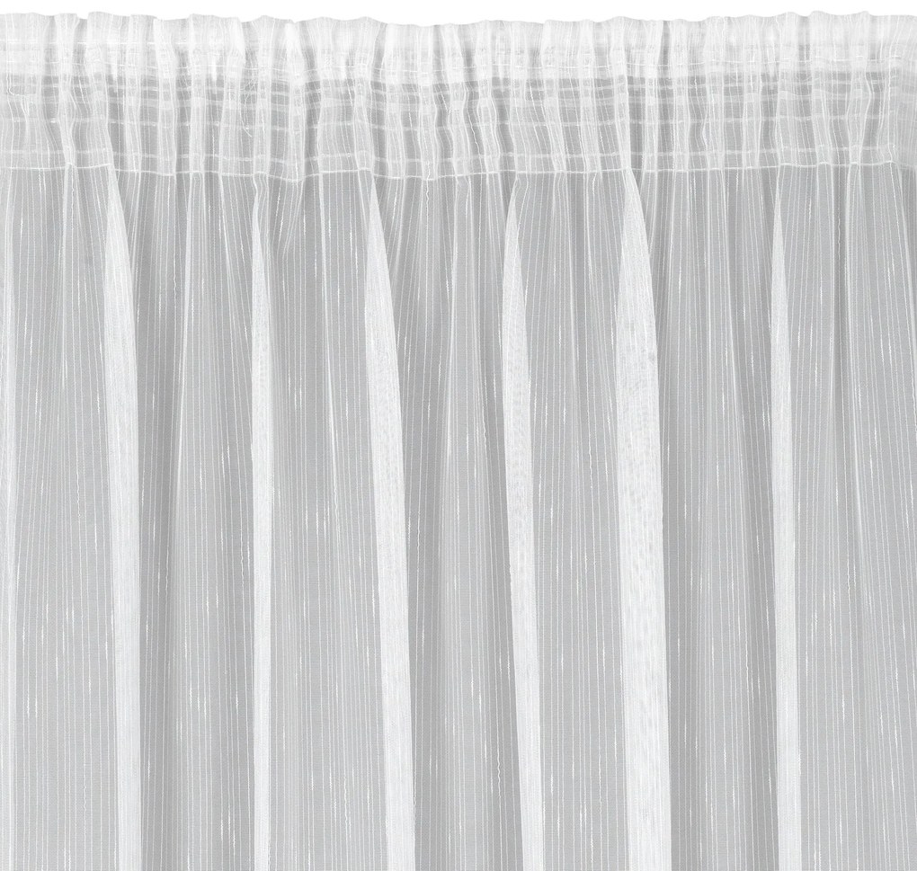 ZÁCLONA NA PÁSKE PILAR 140X270 CM BIELA