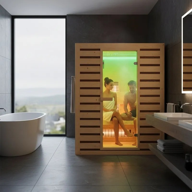 BPS-koupelny Infrasauna Relax HYD-6713 153x110, 3-4 osoby
