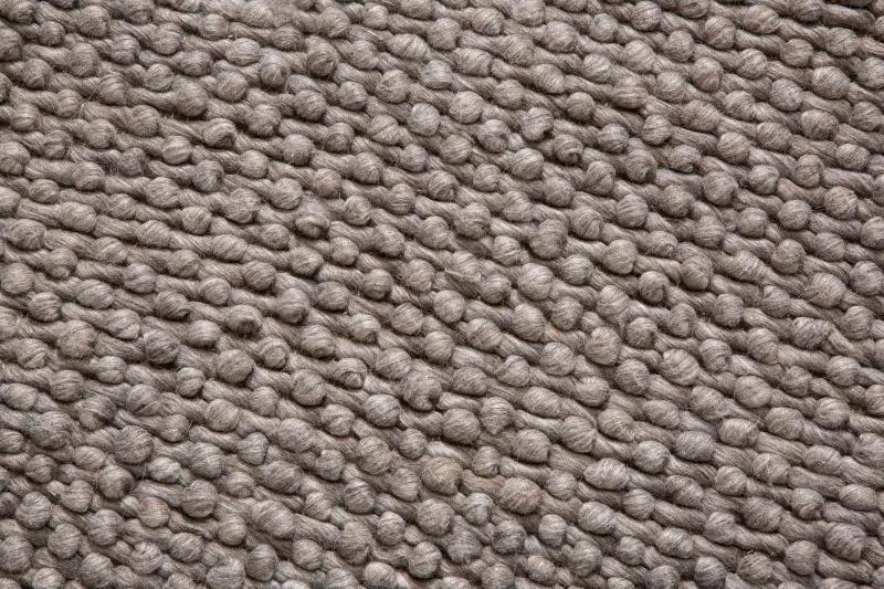 (2980) WOOL dizajn koberec 240x160cm antracit-hnedá