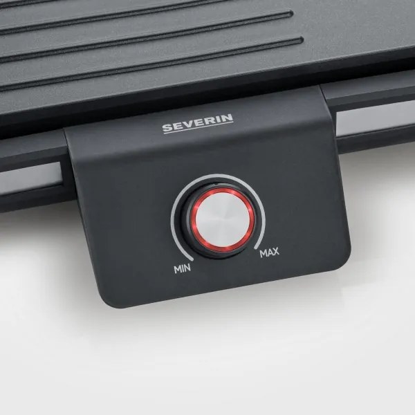 Severin PG 8564 - Stolný elektrický gril 2300W/230V 50x30 cm čierny