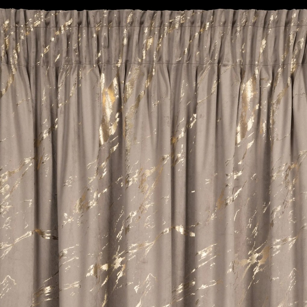 ZATEMŇOVACÍ ZÁVES NA PÁSKE MOLLY 140X270 CM VZOROVANÁ