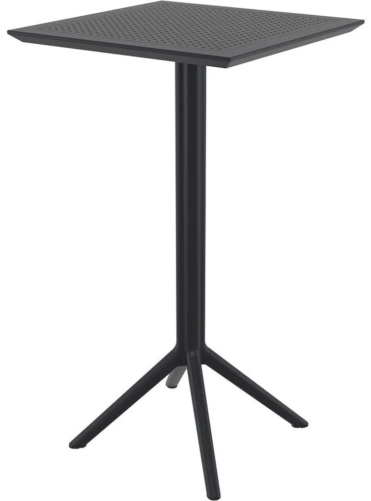 SKY FOLDING 60 sklopný barový stôl black