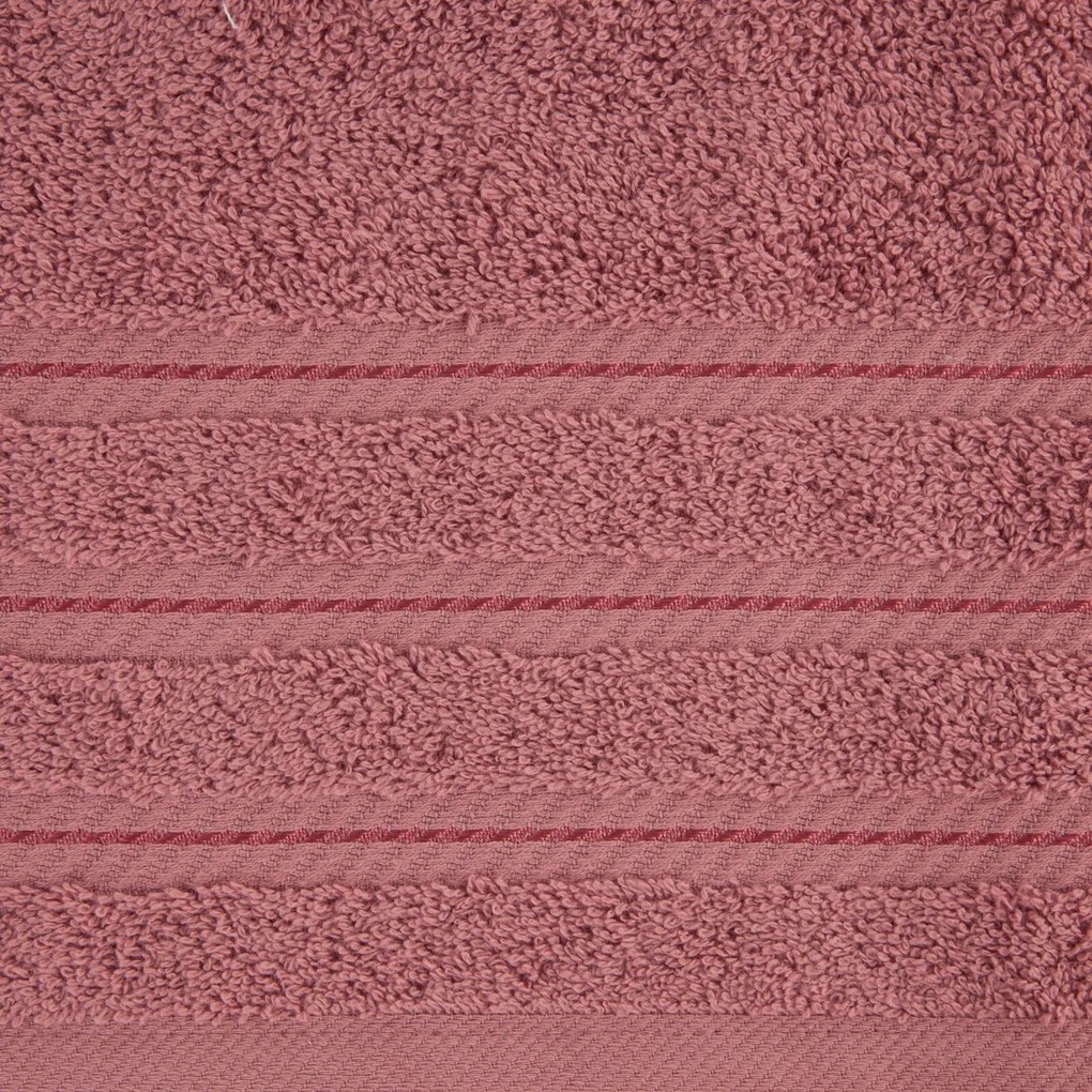 BAVLNENÝ UTERÁK VITO SADA 3KS 70X140 CM STARORUŽOVÁ