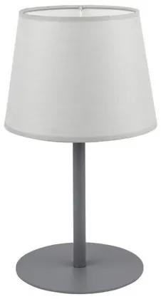 TK-LIGHTING Stolná moderná lampa BARTOLOMEO, sivá