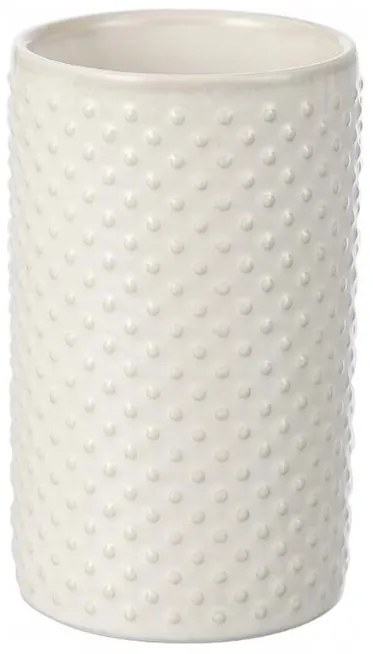 Erga Madrid, keramický pohár na zubné kefky, biela, ERG-SEP-10KUBMADRWHIT