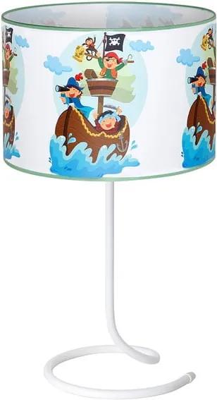 Detská stolová lampa Glimte Pirates Light
