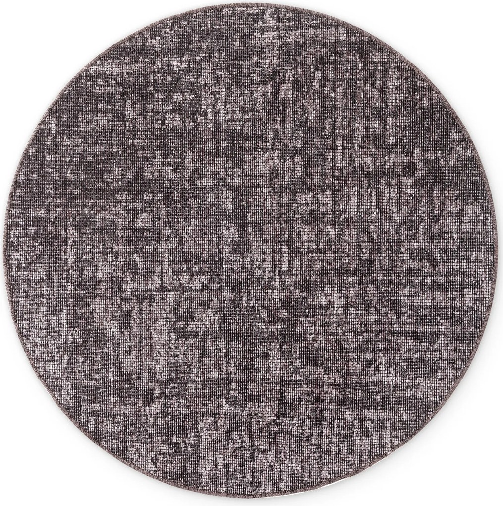 Kusový koberec Brilliance Prisma 106311 Brown z kolekcie Elle kruh, 200x200 (priemer) kruh, hnedá, obývacia izba, ELLE Decoration