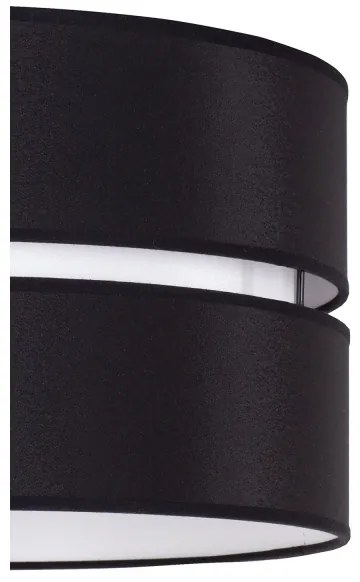 Duolla - Luster na lanku DUO 1xE27/15W/230V pr. 40 cm čierna/biela