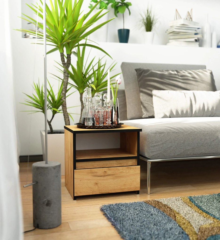 Nočný stolík CL1 40 cm dub remeselný