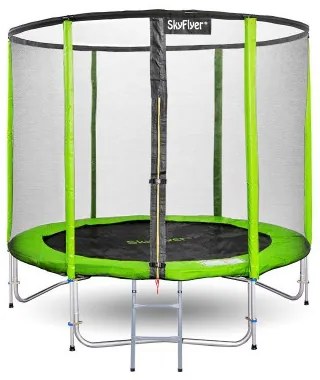 Záhradná trampolína SkyFlyer RING 2v1 8FT 244 cm – zelená