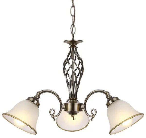 Globo 60208-3 - Luster na reťazi ODIN 3xE27/60W/230V