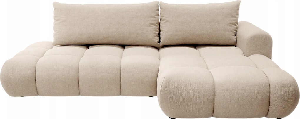 Rohová sedacia súprava Ombre (p) (béžová čierna)