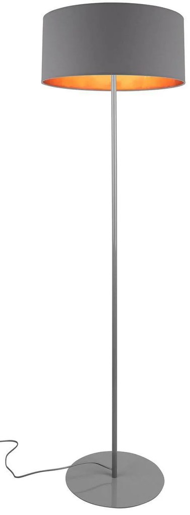 Stojacia lampa Shade, 1x textilné tienidlo (výber zo 4 farieb), (výber z 3 farieb konštrukcie), (fi 44cm), g