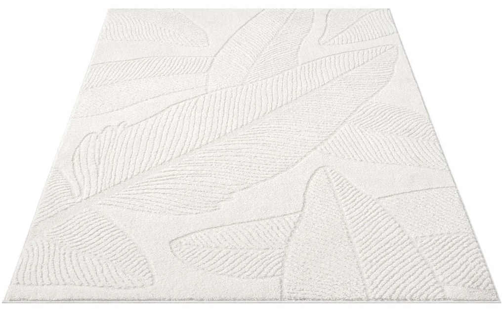 Dekorstudio Moderný koberec LOUNGE 0629 - krémový Rozmer koberca: 80x150cm