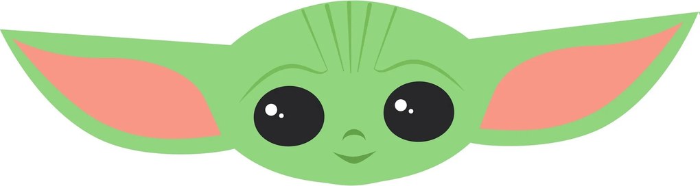 Jerry Fabrics Tvarovaný vankúšik - Star Wars "Baby Yoda"
