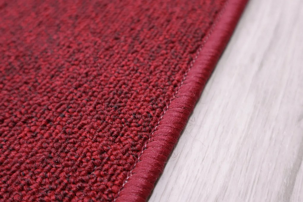Vopi, Koberec behúň na mieru Astra červená, šíre 200 cm, červená, chodba / predsieň