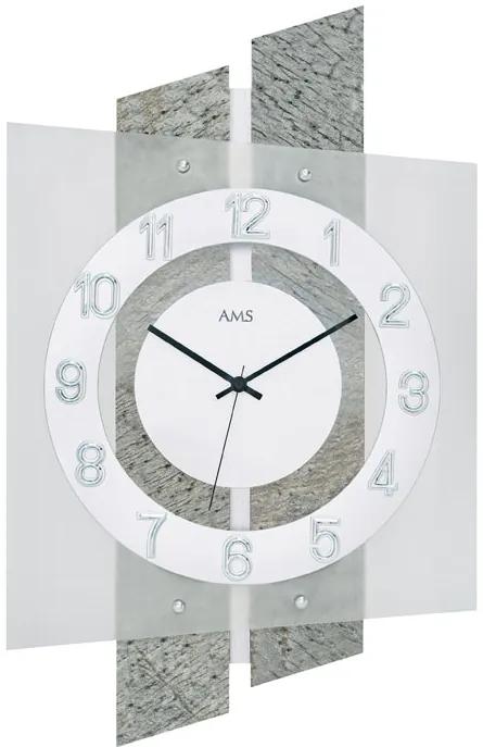 Dizajnové nástenné hodiny 5536 AMS 46cm