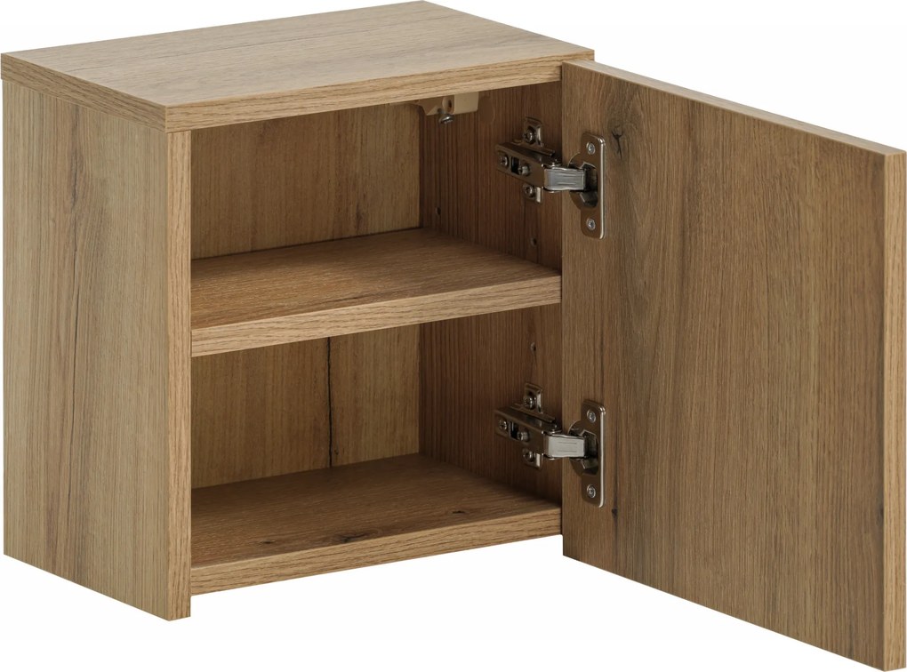 Comad Kúpeľňová skrinka závesná horná Qubik Nova Oak 30 dub coast evoke