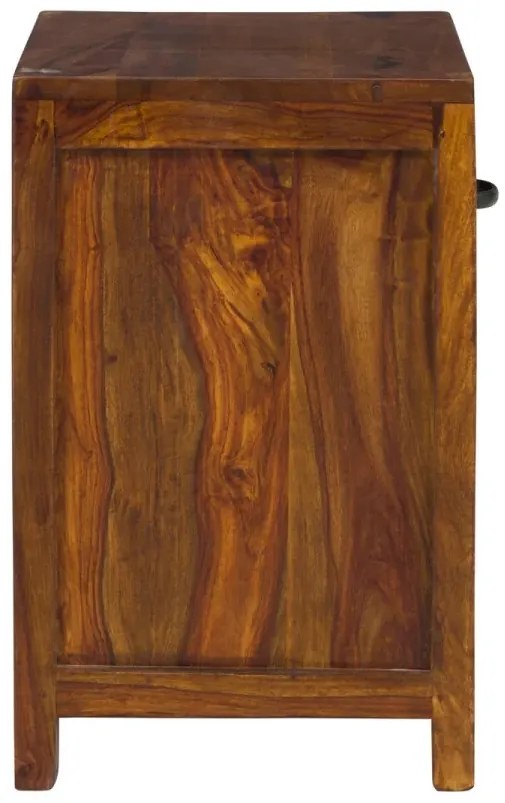 furniture-nabytek.cz - Masívny nočný stolík Palison z palisandru, lakovaný, hnedý