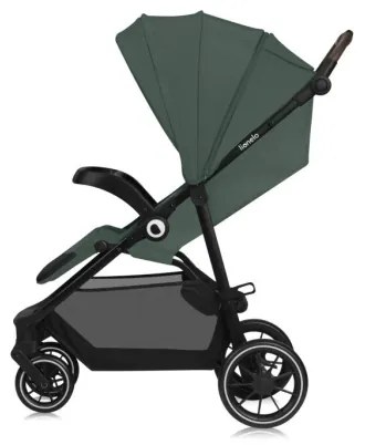 Lionelo - Športový kočík EMMA ONE zelená/čierna