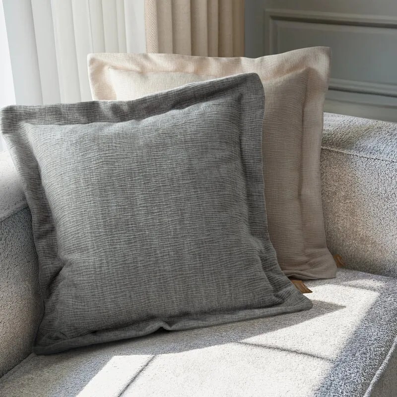 Dekorstudio Obliečka na vankúš zo ženilkovej tkaniny v bordovej farbe ELEGANT2