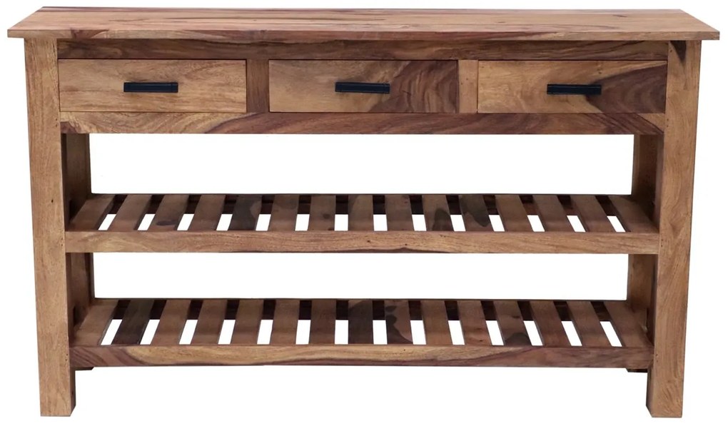 furniture-nabytek.cz - Konzolový stolek masiv 130x35x75 z dřeva palisandr