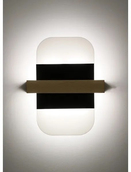 LED Nástenné svietidlo APRIL LED/6W/230V biela/čierna